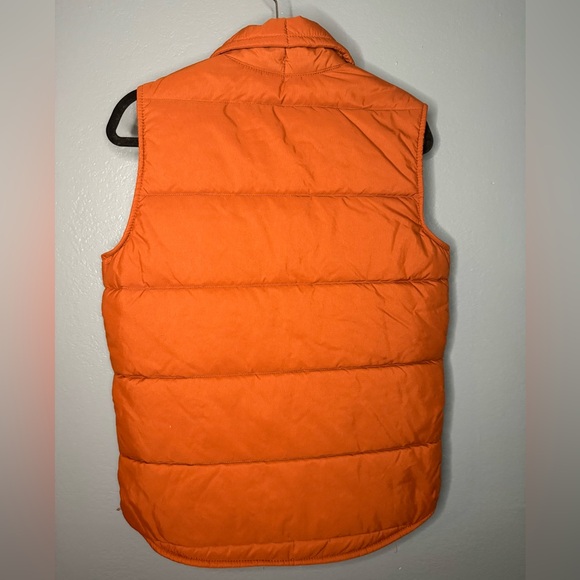 Fort Dodge vintage puffer vest. Flannel lined withh pockets and metal snaps. - Picture 5 of 5